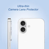 Ailun Screen Protector + Camera Lens Protector for iPhone 17, 3+3Pack