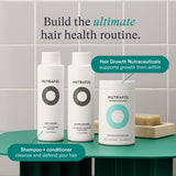 Nutrafol - Suplementos para el crecimiento del cabello para mujeres de 45 años o más, clínicamente probados, cobertura más gruesa del cabello y el cuero cabelludo, recomendado por dermatólogos, 1 mes
