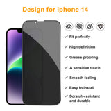 PEHAEL for iPhone 17 Pro Max Privacy Screen Protector+Camera Lens Protector