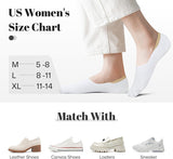 wernies No Show Socks Women Low Cut Ankle Socks Non Slip 4/8 Pairs