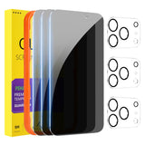 PEHAEL for iPhone 17 Pro Max Privacy Screen Protector+Camera Lens Protector