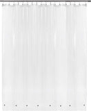 Barossa Design Oeko-tex Certified Shower Curtain Liner Standard Size, Clear