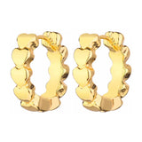 Wgoud 6 Pairs Chunky Gold Hoop Earrings for Women, 14K Gold Plated Hoop Earrings Hypoallergenic, Thick Lightweight Twisted Huggie Hoops Earring Set for Women’s Jewelry GIfts