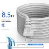 HiLIFE Steamer for Clothes, Portable Handheld Design, 240ml Big Capacity, 700W, Strong Penetrating Steam, Removes Wrinkle, for Home, Office(ONLY FOR 120V)-(Ocean Blue)