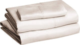Amazon Basics Lightweight Super Soft Easy Care Wrinkle-Free Breathable Brushed Microfiber 3-Piece Bed Sheet Set with 14-Inch Deep Pockets, Twin, Dark Gray, Solid
