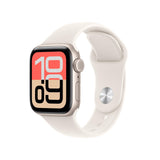 Apple Watch SE 3 [GPS 40mm] Smartwatch with Starlight Aluminum Case with Starlight Sport Band - S/M. Fitness and Sleep Trackers, Heart Rate Monitor, Always-On Display, Water Resistant