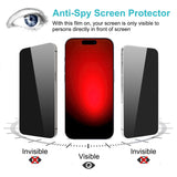 PEHAEL for iPhone 17 Pro Max Privacy Screen Protector+Camera Lens Protector