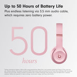 Beats Solo 4 - Wireless On-Ear Bluetooth Headphones, Up to 50-Hour Battery Life, Ultra-Lightweight Comfort, Powerful and Balanced Sound, Apple & Android Compatible - Matte Black