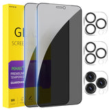 PEHAEL for iPhone 17 Pro Max Privacy Screen Protector+Camera Lens Protector