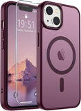 SUPFINE Magnetic for iPhone 13 Case/iPhone 14 Case Black