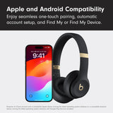 Beats Solo 4 - Wireless On-Ear Bluetooth Headphones, Up to 50-Hour Battery Life, Ultra-Lightweight Comfort, Powerful and Balanced Sound, Apple & Android Compatible - Matte Black