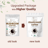 Organic Instant 10 in 1 Mushroom Coffee Powder, 28 Ounce (317 Servings)| Premium Arabica Coffee with Lion’S Mane, Chaga, Reishi,& More| Immune Support