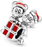 Pandora x Disney Mickey Mouse Minnie Mouse Present Charm