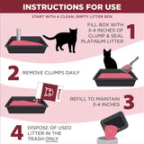 ARM & HAMMER Slide Platinum Easy Clean-Up Clumping Cat Litter, 18 lbs