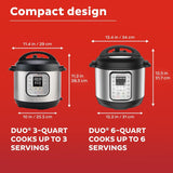Instant Pot Duo 6 Qt 7-in-1 Electric Pressure Cooker, Stainless Steel