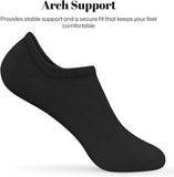 wernies No Show Socks Women Low Cut Ankle Socks Non Slip 4/8 Pairs