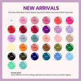 Beetles Gel Nail Polish Kit with U V Light 80Pcs Color Enchantment 55 Colors Gel Polish Starter Kit with Base Top Coat Nail Art Stickers Manicure Tools Gift for Women