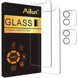 Ailun Screen Protector + Camera Lens Protector for iPhone 17, 3+3Pack