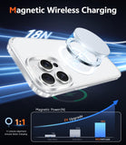 FNTCASE for iPhone 16 Phone Case Compatible with Magsafe Clear Phonecase
