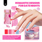 Beetles Gel Nail Polish Kit with U V Light 80Pcs Color Enchantment 55 Colors Gel Polish Starter Kit with Base Top Coat Nail Art Stickers Manicure Tools Gift for Women