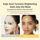 medicube Jelly Gel Mask with Salmon DNA PDRN Pink Collagen, 4EA