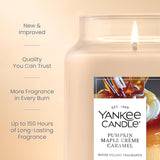 Yankee Candle Spiced Pumpkin Scented Candle, 22oz Large Jar