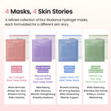 BIODANCE Bio-Collagen Real Deep Mask, Hydrating Overnight Hydrogel Face Mask, Pore Minimizing, Elasticity, Plumping, Travel Essentials & Self Care Gifts for Women, Korean Skin Care | 1.19oz(34g) x 4ea