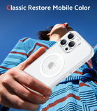 FNTCASE for iPhone 16 Phone Case Compatible with Magsafe Clear Phonecase