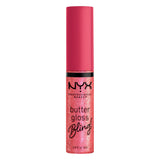 Butter Gloss Bling Lip Gloss, Non Sticky and Shiny Vegan Lip Makeup - She Got Money