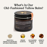 Hearth & Homestead Whipped Beef Tallow for Skin & Face, Unscented, 1.3oz