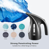 HiLIFE Steamer for Clothes, Portable Handheld Design, 240ml Big Capacity, 700W, Strong Penetrating Steam, Removes Wrinkle, for Home, Office(ONLY FOR 120V)-(Ocean Blue)