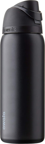 Owala FreeSip Stainless Steel Water Bottle 32 oz Very, Very Dark