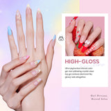 Beetles Gel Nail Polish Kit with U V Light 80Pcs Color Enchantment 55 Colors Gel Polish Starter Kit with Base Top Coat Nail Art Stickers Manicure Tools Gift for Women