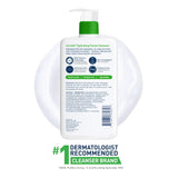 CeraVe Hydrating Cleanser with Hyaluronic Acid, Gentle Face Cleanser,16oz