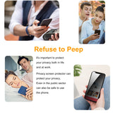 PEHAEL for iPhone 17 Pro Max Privacy Screen Protector+Camera Lens Protector