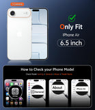 FNTCASE for iPhone 16 Phone Case Compatible with Magsafe Clear Phonecase