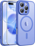 FNTCASE for iPhone 17 Case, Compatible with Magsafe, Glass Screen Protector