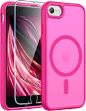 FNTCASE for iPhone 15/14/13 Case, Fit for Magsafe, Glass Screen Protector