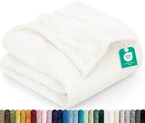 Utopia Bedding Soft Fleece Bed Blanket Throw Size Ash Grey (50x60 Inch)