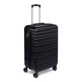 Amazon Basics 3-Piece Hardshell Suitcases Set (21", 26", 30"), Expandable For Up to 25% More Space, With Scratch-Resistant Finish, Four Multi-Directional Wheels, Rose Gold