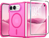 FNTCASE for iPhone 15/14/13 Case, Fit for Magsafe, Glass Screen Protector