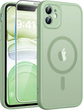 FNTCASE for iPhone 15/14/13 Case, Fit for Magsafe, Glass Screen Protector