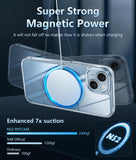 FNTCASE for iPhone 16 Phone Case Compatible with Magsafe Clear Phonecase