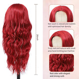 Long Ombre Blonde Wigs for Women 26 inch Long Wavy Middle Part Wig Ombre Blonde Wigs Upgraded Protein Fiber Hair Replacement Wig Cosplay Costume Halloween Wig(26'' Brown Ombre Blonde)