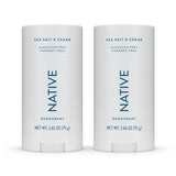 Native Deodorant Contains Naturally Derived Ingredients, 72 Hour Odor Control, Deodorant for Women and Men, Aluminum Free, Coconut & Vanilla 2.65oz