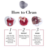 CONNOISSEURS Premium Edition Jewelry Cleaner, Value Size 9.6oz - Pick from Fine, Silver or Delicate Jewelry Cleaner