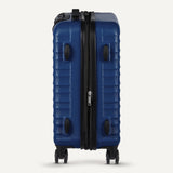 Amazon Basics 3-Piece Hardshell Suitcases Set (21", 26", 30"), Expandable For Up to 25% More Space, With Scratch-Resistant Finish, Four Multi-Directional Wheels, Rose Gold