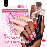 Beetles Gel Nail Polish Kit with U V Light 80Pcs Color Enchantment 55 Colors Gel Polish Starter Kit with Base Top Coat Nail Art Stickers Manicure Tools Gift for Women