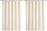Barossa Design Oeko-tex Certified Shower Curtain Liner Standard Size, Clear