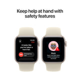 Apple Watch SE 3 [GPS 40mm] Smartwatch with Starlight Aluminum Case with Starlight Sport Band - S/M. Fitness and Sleep Trackers, Heart Rate Monitor, Always-On Display, Water Resistant